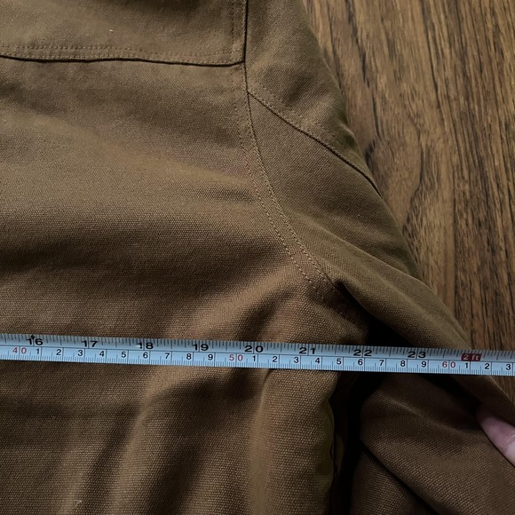 Pendleton Jacket Mens Large Brown Canvas Lined Snap Front Sherpa Collar Workwear - Picture 6 of 10